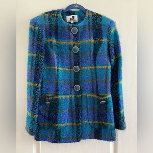 Designer Mark Eisen Tweed blazer